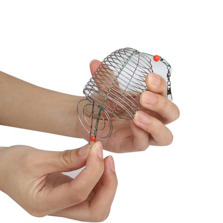 Fishing Bait Cage - Stainless Steel Cage; Fishing Trap Small Fishing